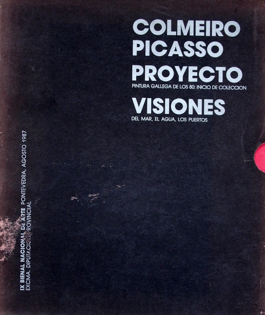 Catálogo de la exposicion de Pedro Muiño en el IX Bienal, Pontevedra, 1987